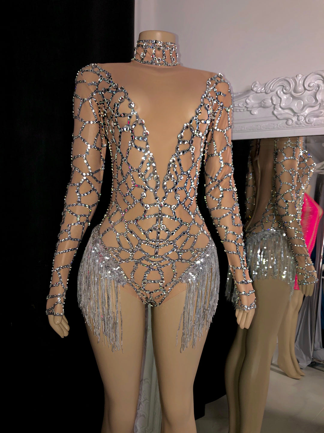 The LUCY Rhinestone Bodysuit