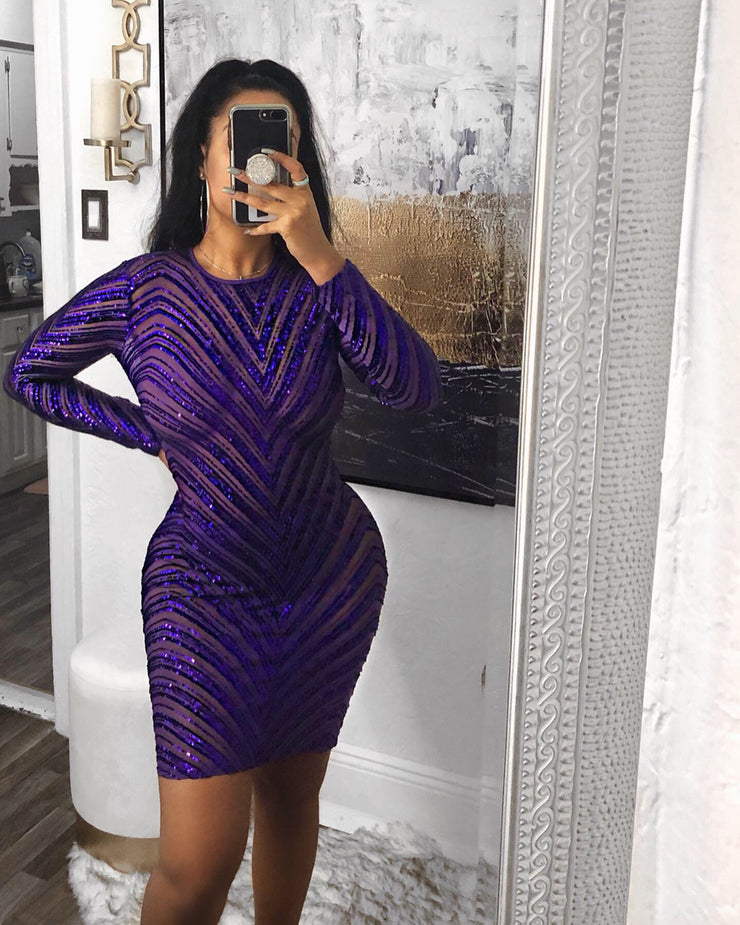 The GINA Sequins Dress (4122455441492)