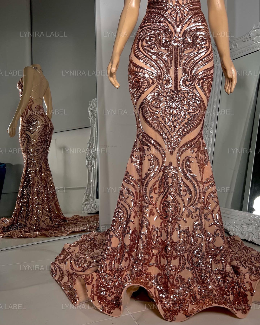 The AALIYAH Sequin Gown