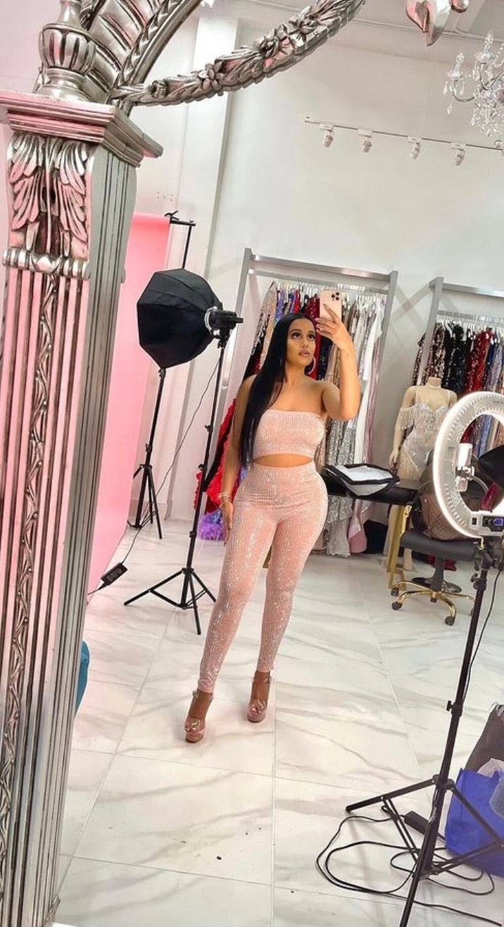 The MELODY Rhinestone Jumpsuit
