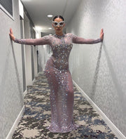 The QUEEN Rhinestone Gown