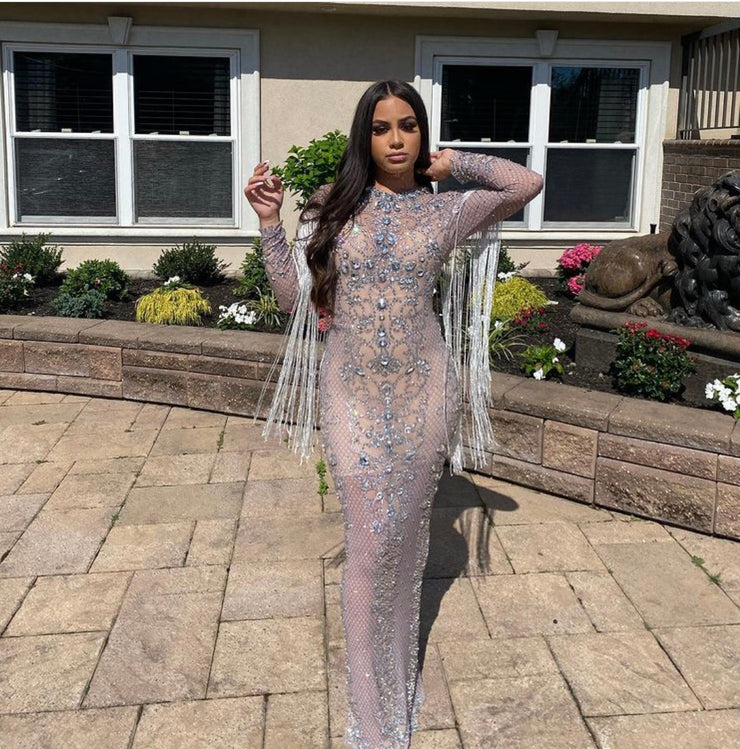 The QUEEN Rhinestone Gown