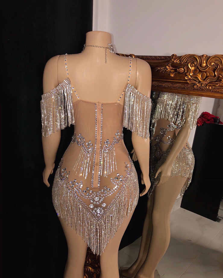 The LUXE Rhinestone Dress