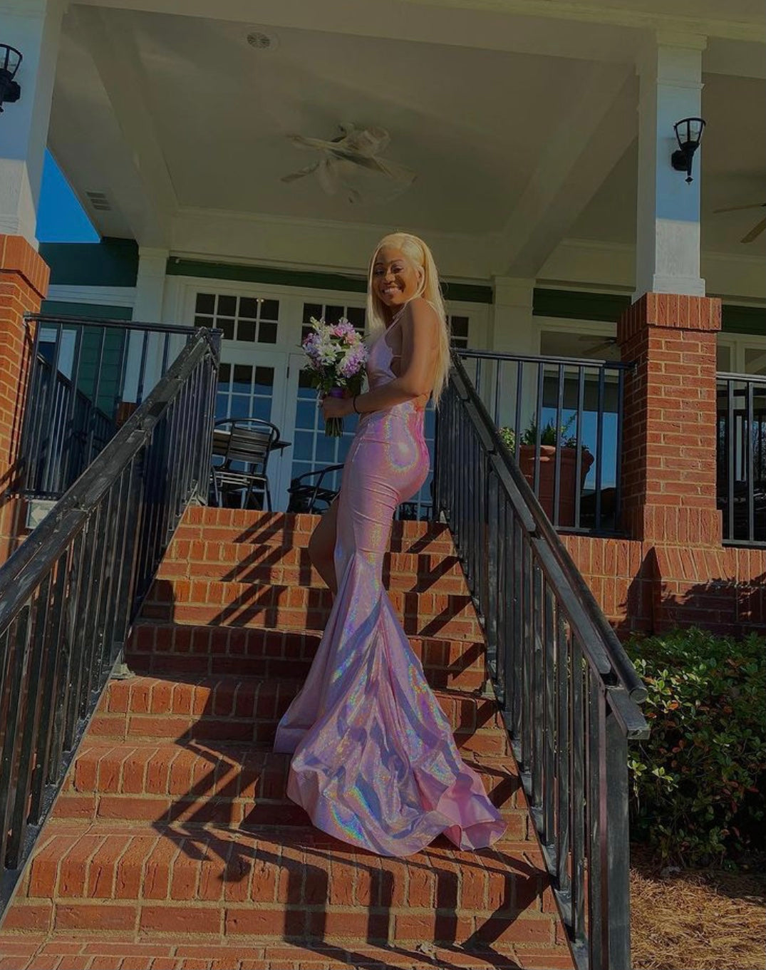 The GIGI Holographic Gown Lynira Label The GIGI Holographic Gown Lynira Label