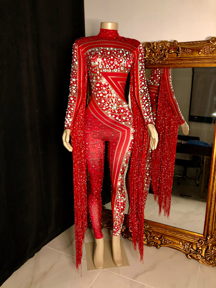 PREORDER* The SHOW OFF Rhinestone Jumpsuit (4412167782484)