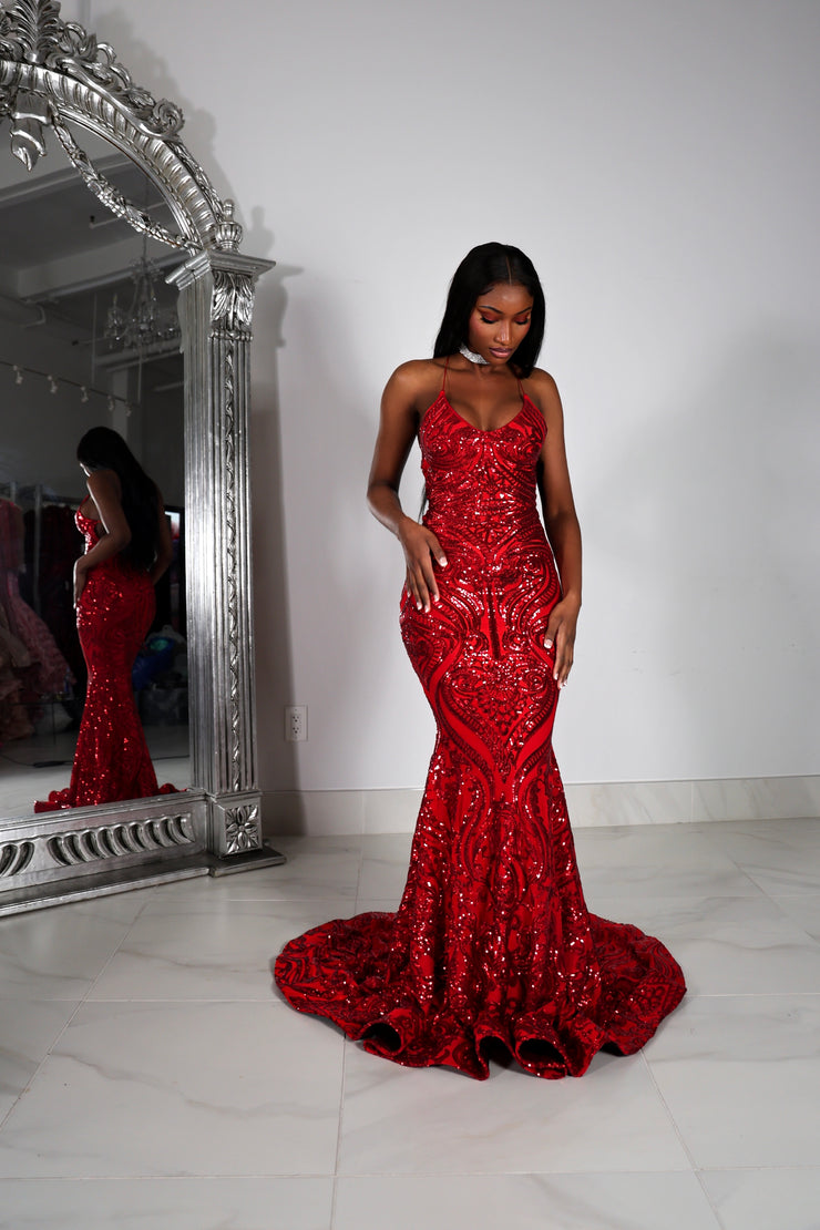 The AALIYAH Sequin Gown