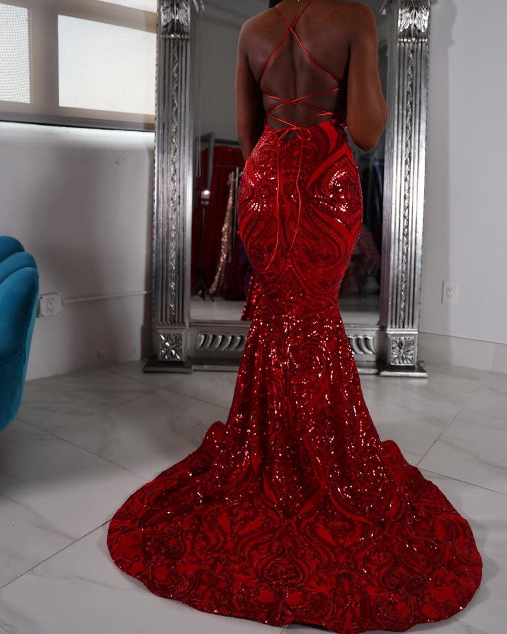 The AALIYAH Sequin Gown