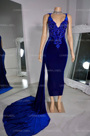 The Penelope Dress with detachable train