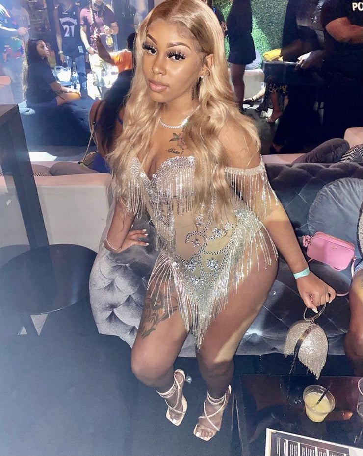 The LUXE Rhinestone Dress