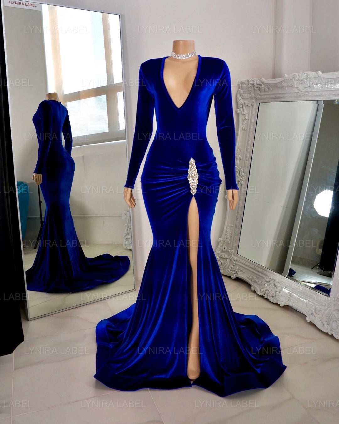 The Cheryl Velvet Gown