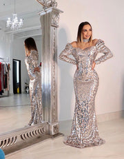 The VANESSA Sequin Gown
