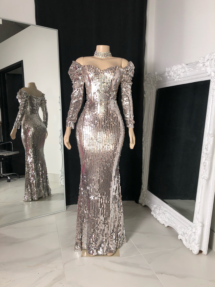 The VANESSA Sequin Gown