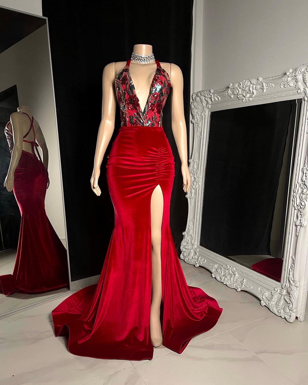 The VENICE Velvet Gown