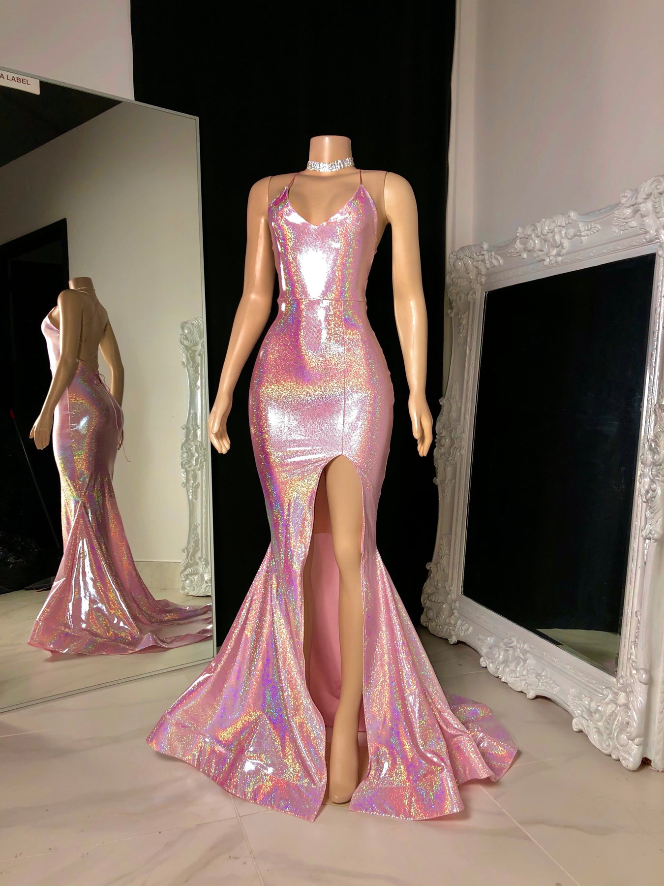 Maternity Maxi Dress Pink Sequin Maternity Dress HAYLO Liquid Sequin Holographic Effect Lace Up Mermaid Prom Maternity Maxi Dress Pink Sequin Maternity Dress HAYLO Liquid Sequin Holographic Effect Lace Up Mermaid Prom
