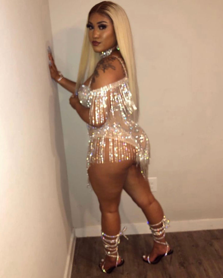 The LUXE Rhinestone Dress