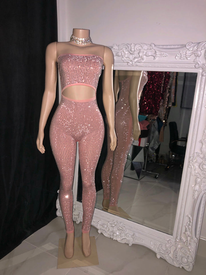 The MELODY Rhinestone Jumpsuit