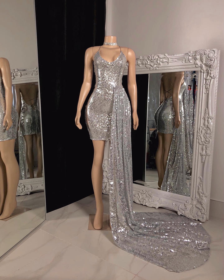 The ADAM Sequin gown