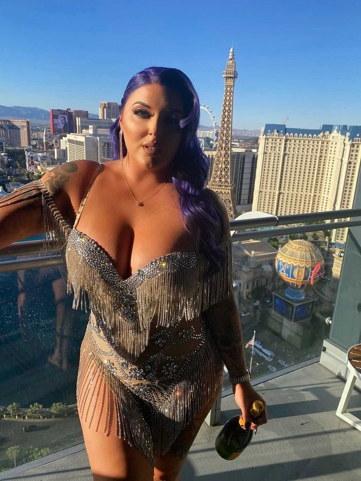 The LUXE Rhinestone Dress