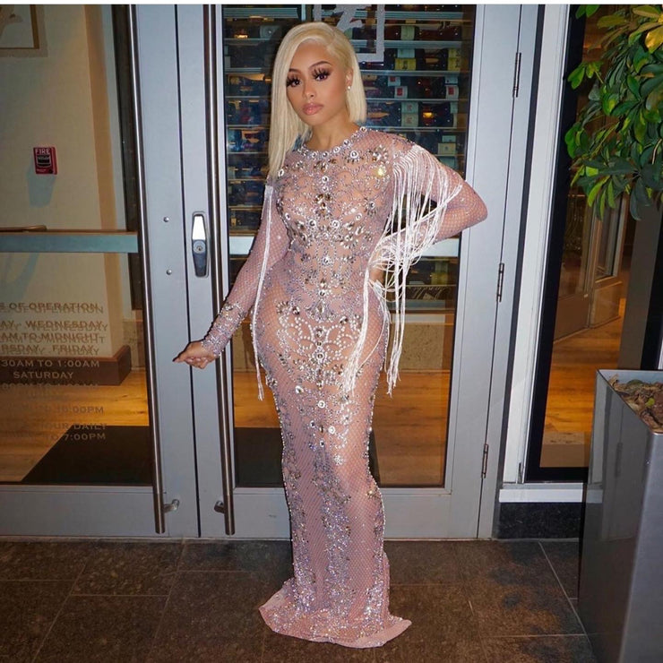 The QUEEN Rhinestone Gown (4413705322580)