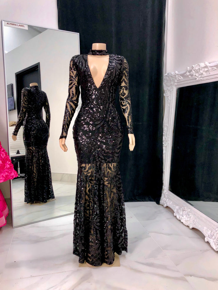The CELESTE Sequin Gown