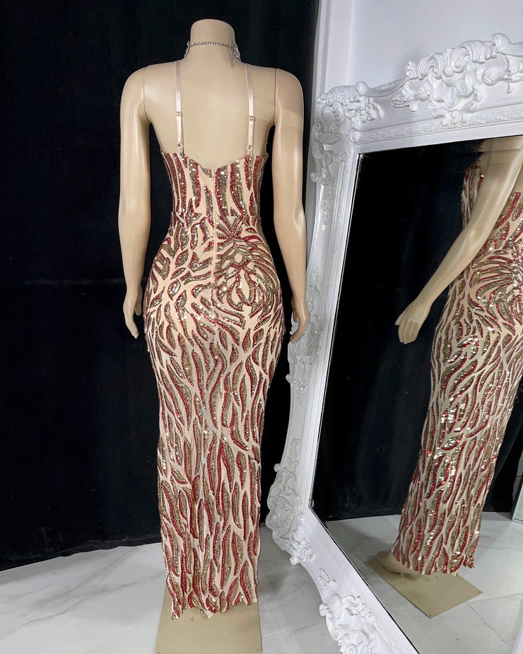 The FATIMA Sequin Dress