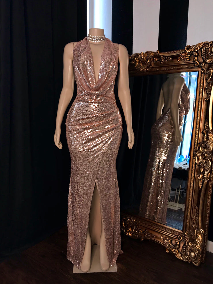 The YAHAIRA Sequin Gown (3703341318228)
