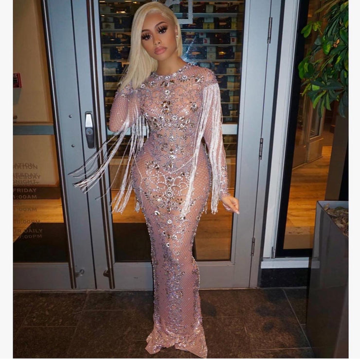 The QUEEN Rhinestone Gown (4413705322580)