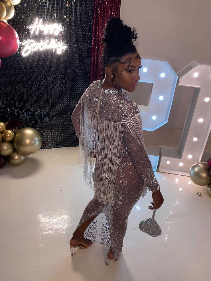 The QUEEN Rhinestone Gown
