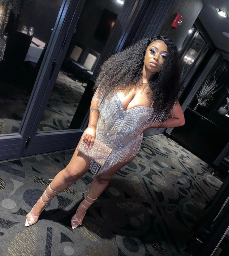 The LUXE Rhinestone Dress