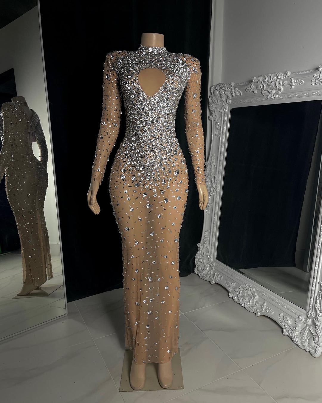The BIA Rhinestone Gown Lynira Label The BIA Rhinestone Gown Lynira Label