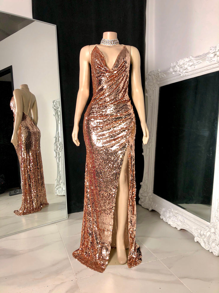 The SAMIRA Sequin Gown