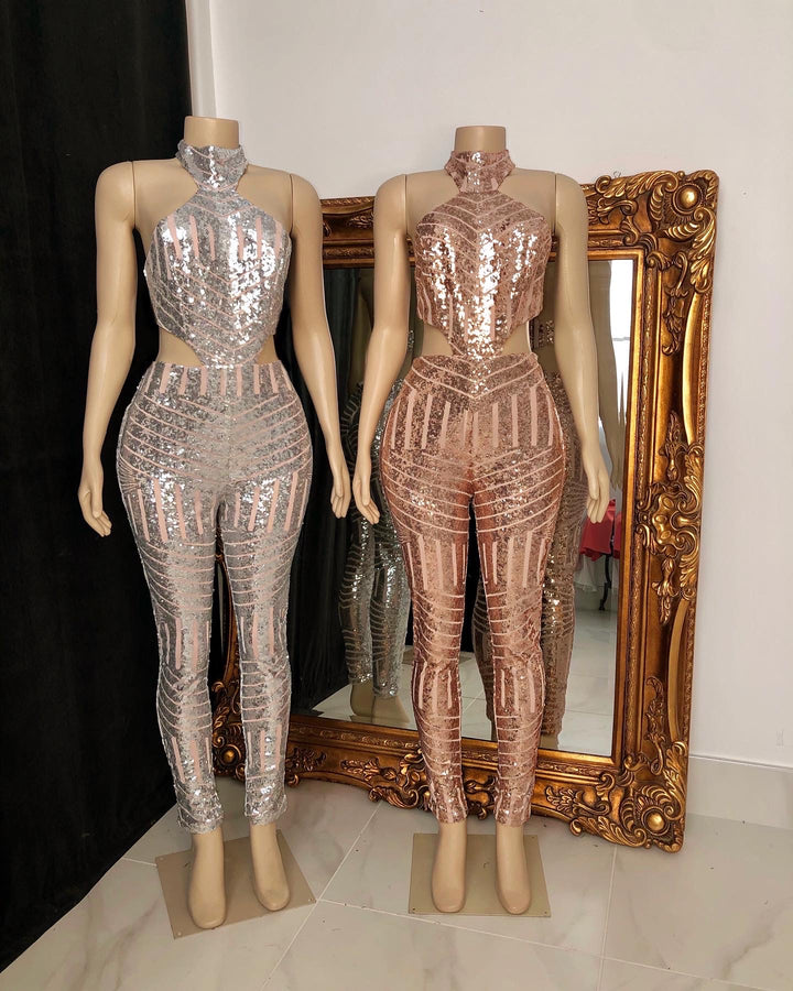 The MALLY Sequin Jumpsuit