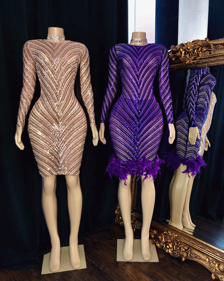 The GINA Sequins Dress (4122455441492)