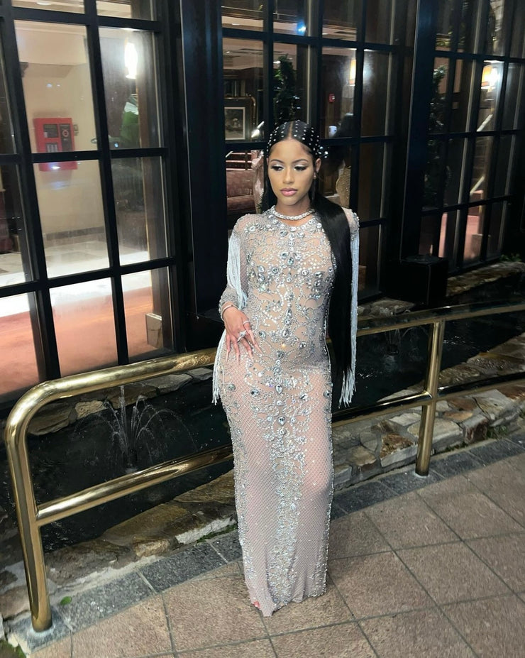 The QUEEN Rhinestone Gown