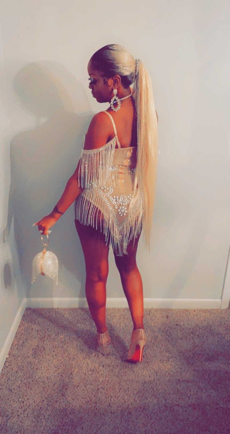 The LUXE Rhinestone Dress