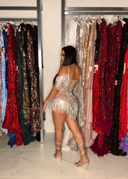 The LUXE Rhinestone Dress