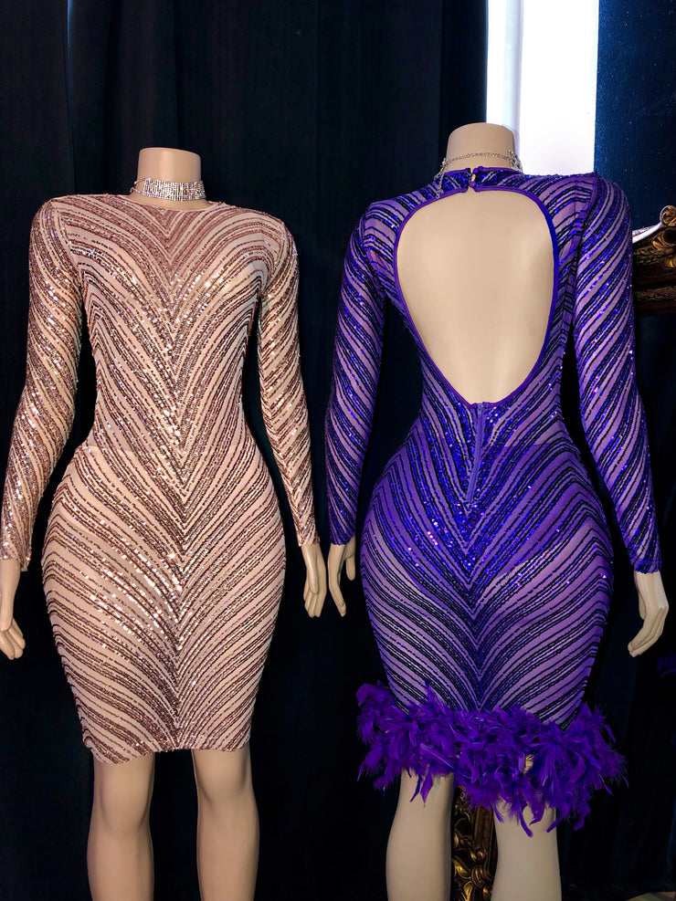 The GINA Sequins Dress (4122455441492)