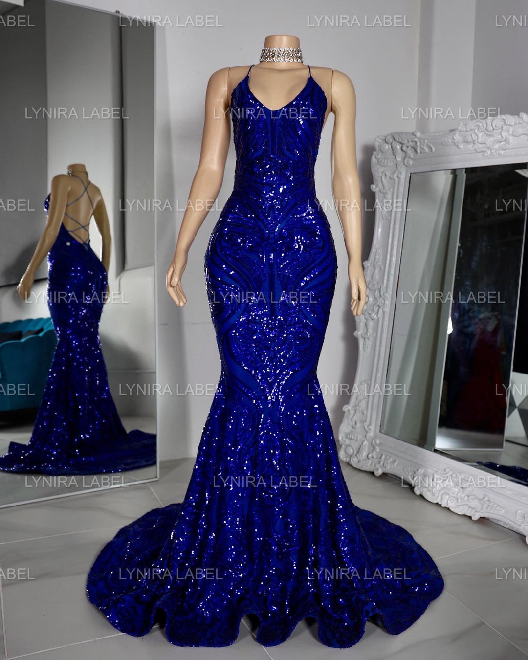 The AALIYAH Sequin Gown The AALIYAH Sequin Gown