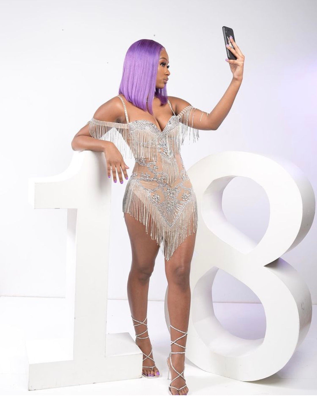 The LUXE Rhinestone Dress – Lynira Label