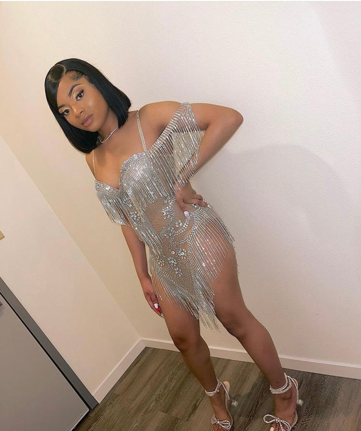 The LUXE Rhinestone Dress