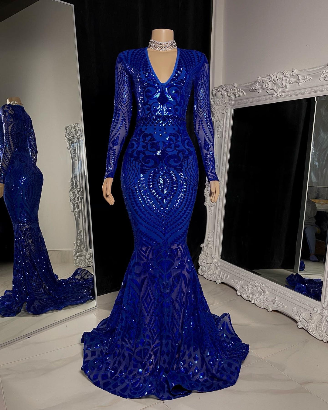 The Talisha Sequin Gown