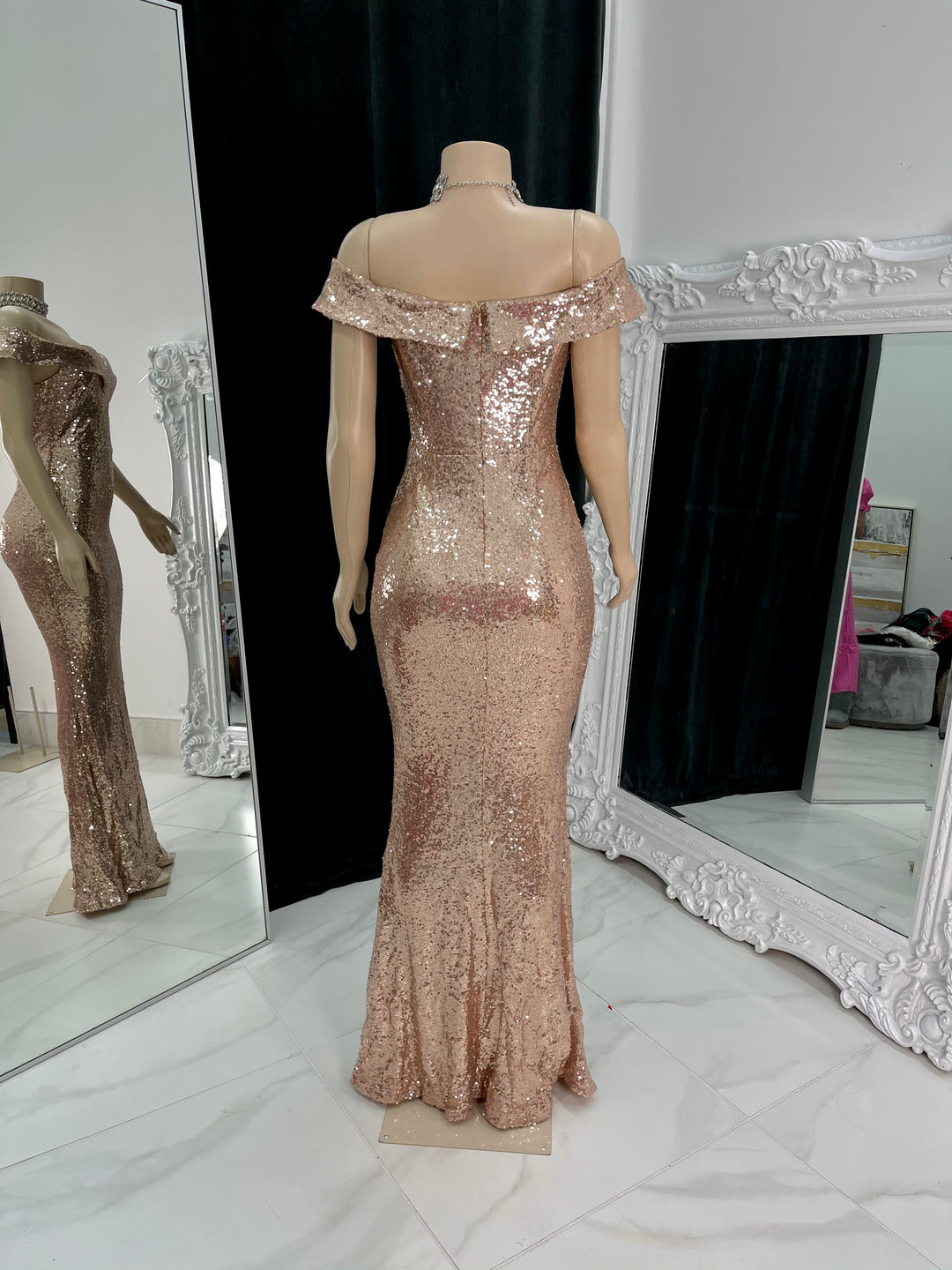 The Zaniya Sequin Gown