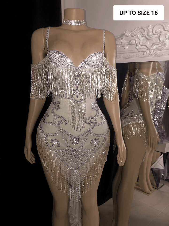 The LUXE Rhinestone Dress