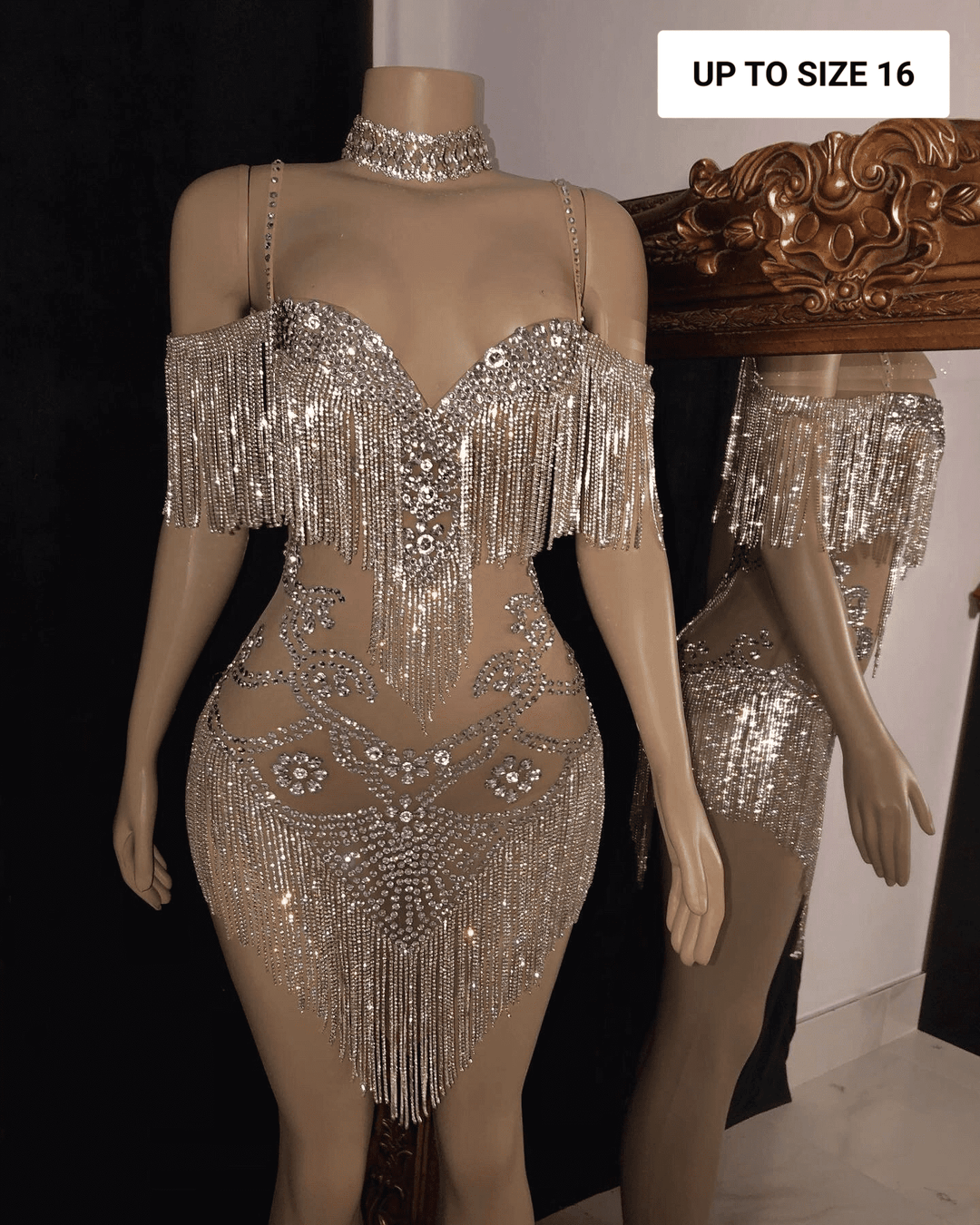 The LUXE Rhinestone Dress Lynira Label The LUXE Rhinestone Dress Lynira Label